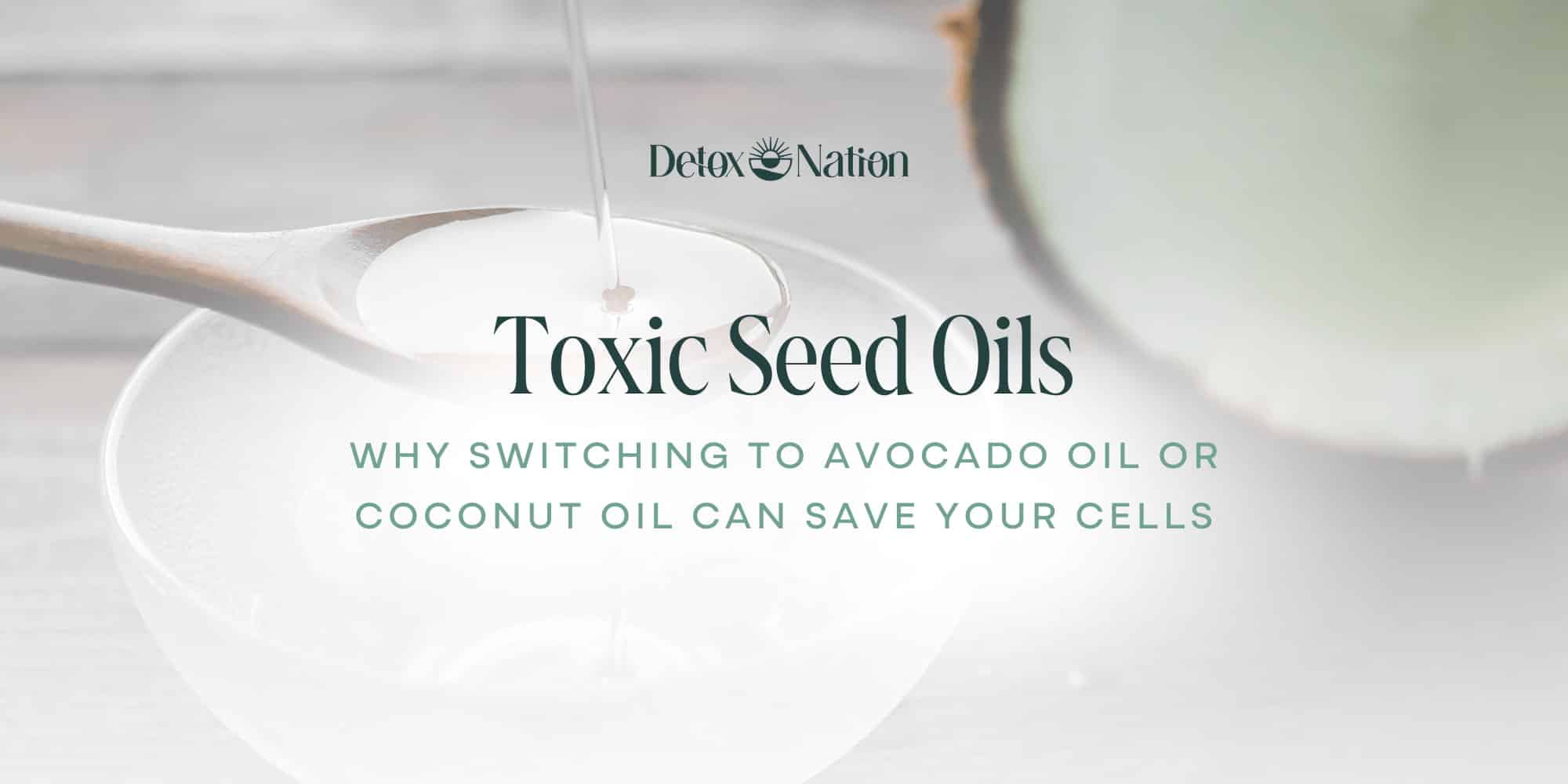 Toxic Seed Oils: Why Switching to Avocado Oil or Coconut Oil Can Save Your Cells